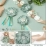 Celebrate with Style - Sage Green Maternity Sash & Mom to Be/Daddy to Be Corsage for Your Gender Reveal Party