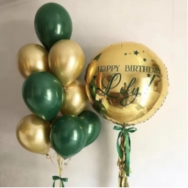 Bunch Balloon Ink Green Jungle Theme Latex Balloon..