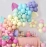 107pcs Macaron Color Balloon Garland Arch Kit Wedding Birthday Party Decor Ballon 1st Birthday Kids Baby Shower Latex Baloons