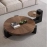 Medieval Coffee Table Living Room Black Walnut Home Small Apartment Modern Coffee Table Minimalist Light Luxury Premium New