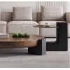 Medieval Coffee Table Living Room Black Walnut Home Small Apartment Modern Coffee Table Minimalist Light Luxury Premium New