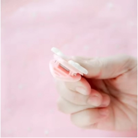 (10 pieces) Japanese Style Love Clip Pink Girl Small Clips Decoration Photo Student Stationery Paper Folder Clip